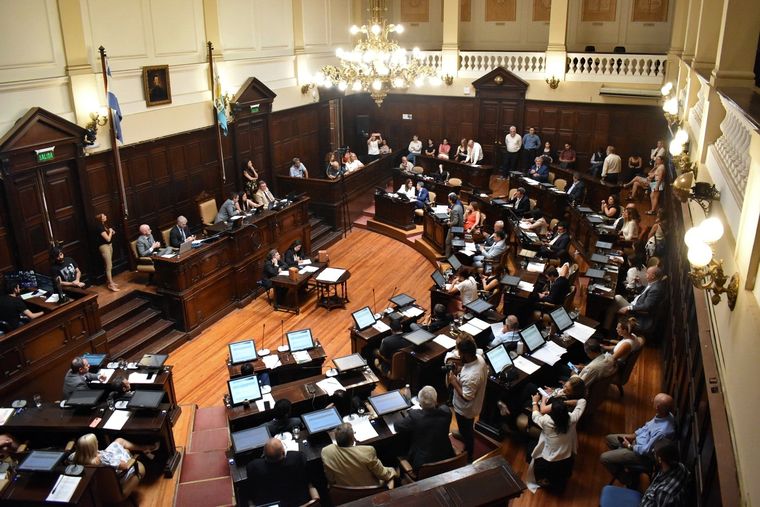 La sesión de este miércoles en la Legislatura provincial. Foto: Prensa Legislatura de Mendoza