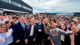 Javier y Karina Milei en Mar del Plata