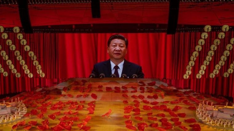 Nunca permitiremos que alguien intimide, oprima o subyugue a China, dijo Xi Jinping en su discurso. Foto: GETTY IMAGES