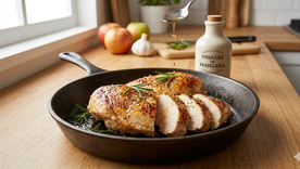 La pechuga quedará bien jugosa. Fuente: IA Gemini. La pechuga quedará bien jugosa. Fuente: IA Gemini.