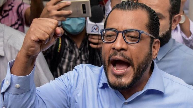 Félix Maradiaga, uno de los opositores detenido en Nicaragua. Foto: GETTY IMAGES