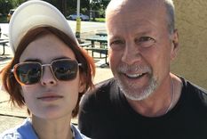 Bruce Willis junto a la tercera hija que tuvo con Demi Moore Foto: Instagram/Demi Moore