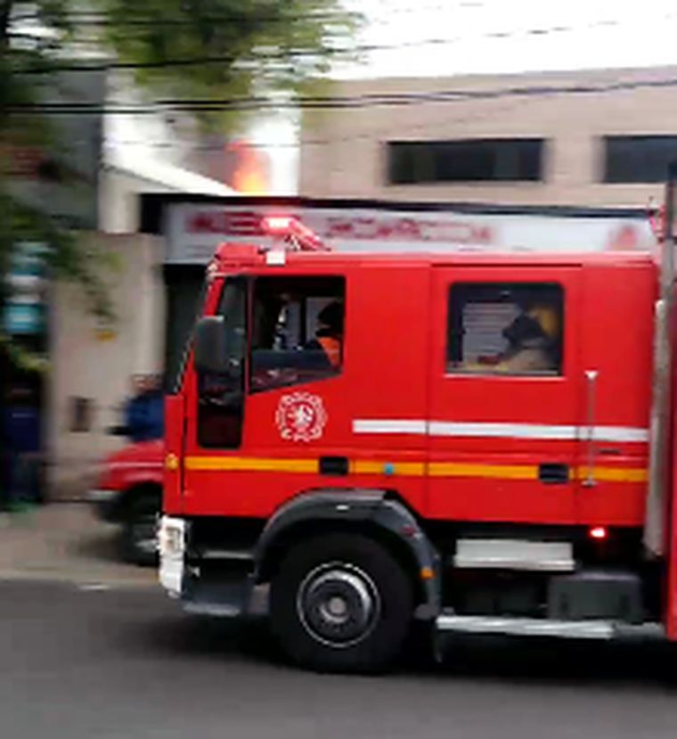 La llegada de una de las dotaciones Foto: Imagen ilustrativa