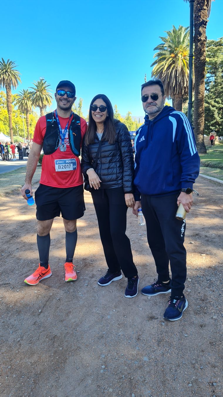 Mauricio 42 km, Patricia y Rubén. Mauricio 42 km, Patricia y Rubén.