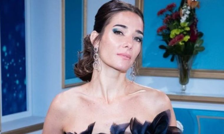 El vestido de Juana Viale en el Colón.