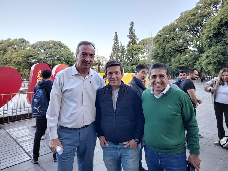Gabriel Fidel, Andrés Lombardi y Walther Marcolini Foto: Prensa Diputados Mendoza