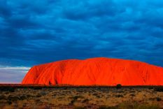 El monte Uluru en Australia.