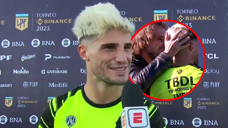 El hijo del Gallego jugó los 90 minutos ante el Millonario.