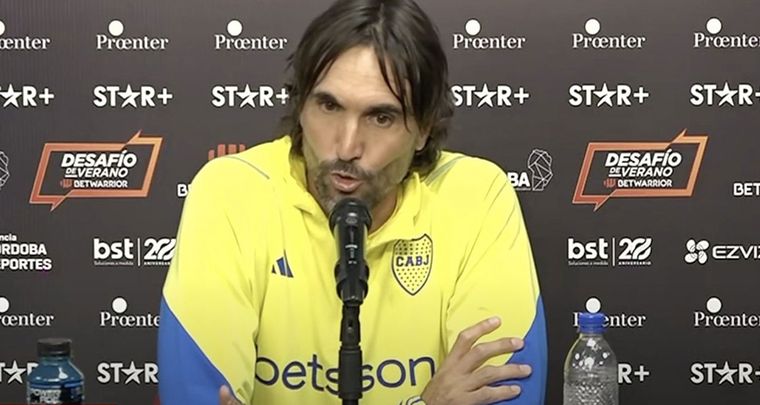 Diego Martínez hizo su balance de la pretemporada tras vencer a Talleres. Foto: Captura