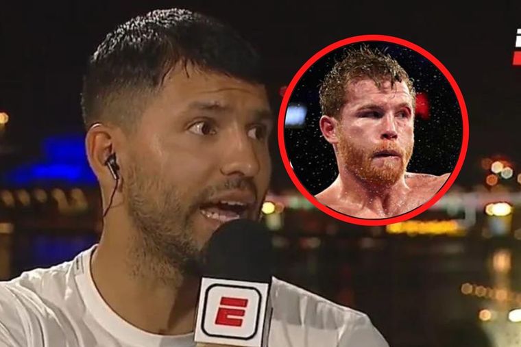 Kun Agüero le respondió a Canelo por su amenaza a Messi.