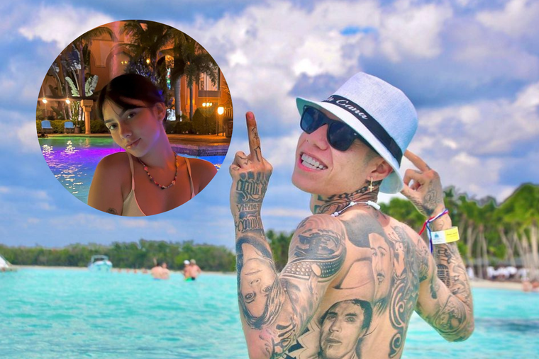 SANTA FE KLAN EL ARTISTA ESTARÍA INTERESADO EN LA JOVEN INFLUENCER QUE TIENE MÁS DE 800 MIL SEGUIDORES EN TIK TOK Foto: INSTAGRAM @santa_fe_klan_473