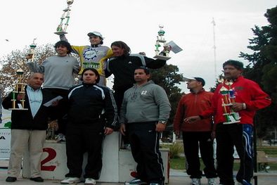 MDZol | Así fue el podio del duatlón de La Paz en la temporada pasada. Foto: MDZ