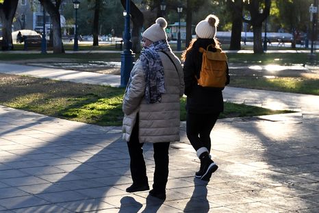 El frío se extenderá los días del fin de semana, según el pronóstico oficial. Foto: ALF PONCE MERCADO / MDZ