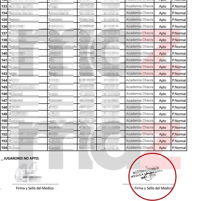 Uno de los documentos que fueron presentados ante la Justicia.&nbsp;