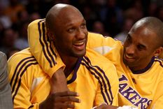Odom y Bryant forjaron una gran relación en los Lakers, equipo con el que ganaron dos títulos.