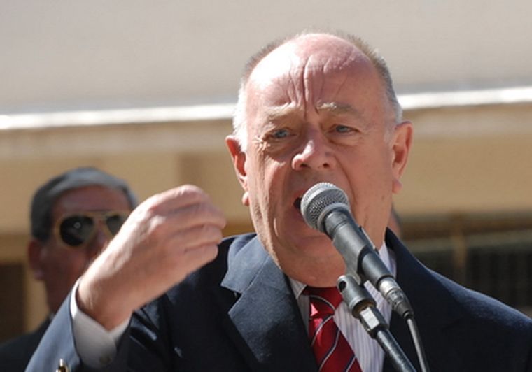 El ministro de Seguirdad, Juan Carlos Aguinaga Foto: Marcelo Ruiz / MDZ