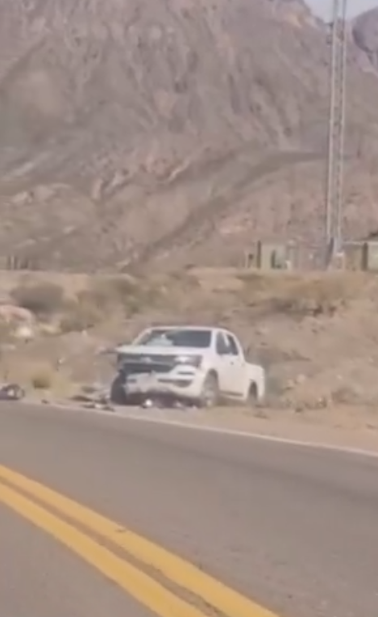El accidente se registró cerca de Potrerillos