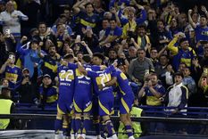 Boca celebra el tanto de Milton Giménez. Foto: FotoBaires Boca celebra el tanto de Milton Giménez. Foto: FotoBaires