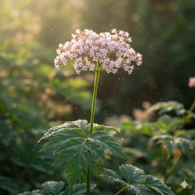 Jardinería. La valeriana es una planta que tiene muchas propiedades. Fuente. IA Gemini. Jardinería. La valeriana es una planta que tiene muchas propiedades. Fuente. IA Gemini.