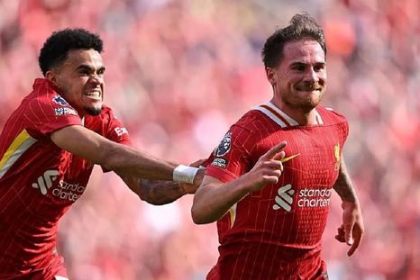 Alexis Mac Allister y Luis Díaz celebraron el triunfo del Liverpool FC. Foto: BBC