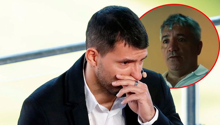 Agüero habló sobre el día se su retiro y la conversación que tuvo con su padre. Foto: EFE y captura Disney Plus