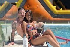 Antonela Roccuzzo y Lionel Messi disfrutan de unos días de descanso Foto: Instagram @antonelaroccuzzo