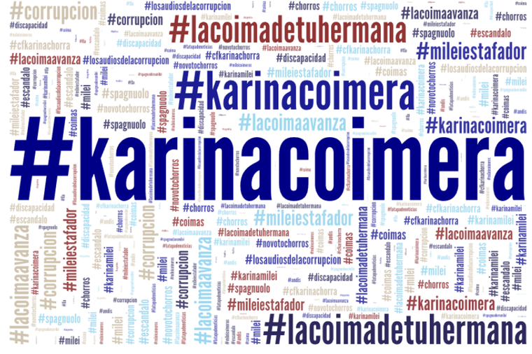 Los principales hashtags que dominaron las tendencias en X. Los principales hashtags que dominaron las tendencias en X.