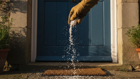 El truco de la sal que llega hasta la puerta del hogar. El truco de la sal que llega hasta la puerta del hogar.