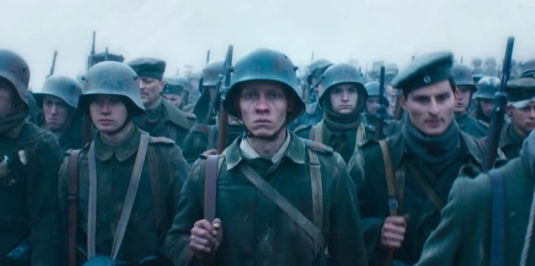 Sin novedad en el frente, la principal contrincante de Argentina, 1985 en los premios Oscar Foto: Netflix