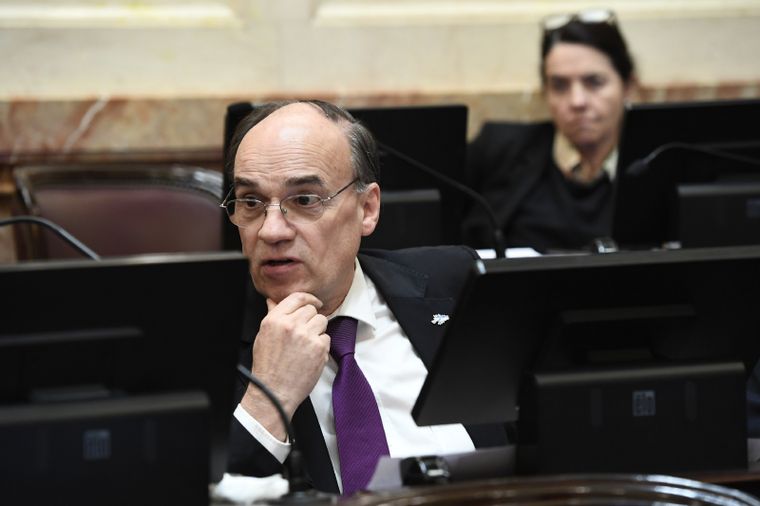 El senador Pablo Blanco Foto: Twitter Senado Argentina