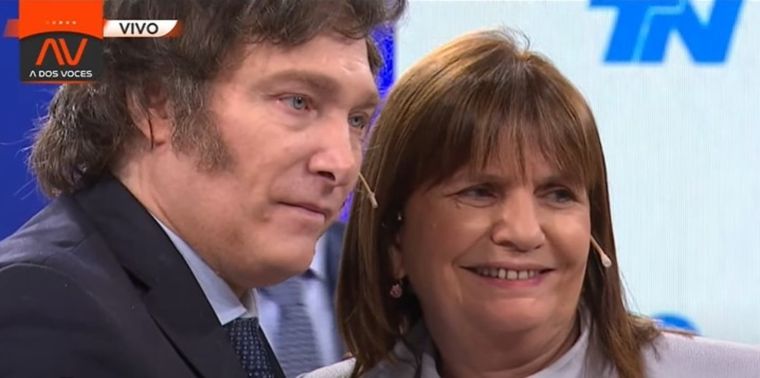 Bullrich se reune con Milei en el Libertador Foto: Captura de pantalla