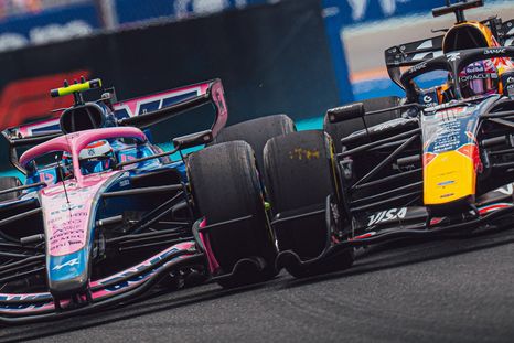 La maniobra con Verstappen fue determinante para Franco. La maniobra con Verstappen fue determinante para Franco.