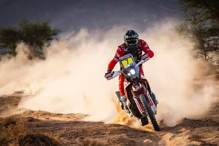 Pablo Quintanilla ganó el Rally de Marruecos. Foto: Instagram Pablo Quintanilla