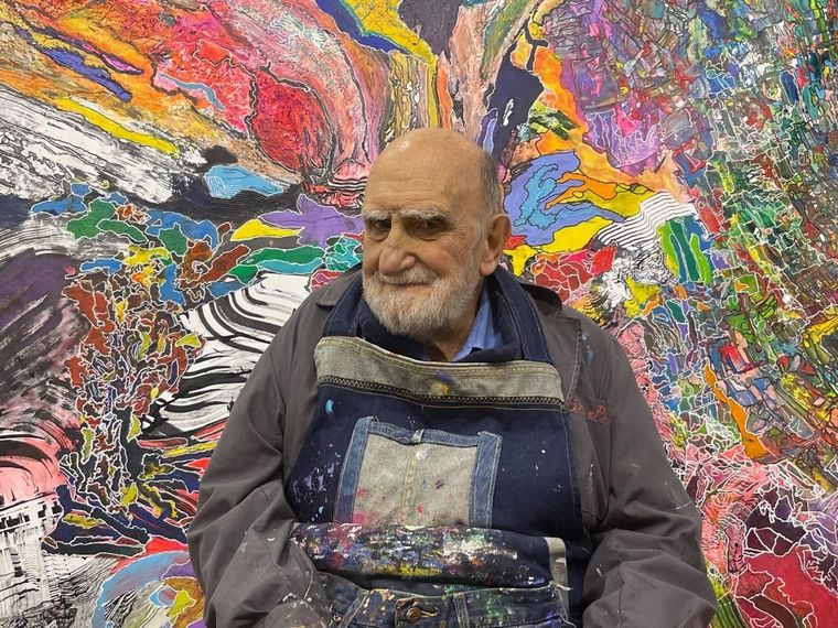 Yuyo Noé murió a los 91 años. Foto: Fundación Luis Felipe Noé