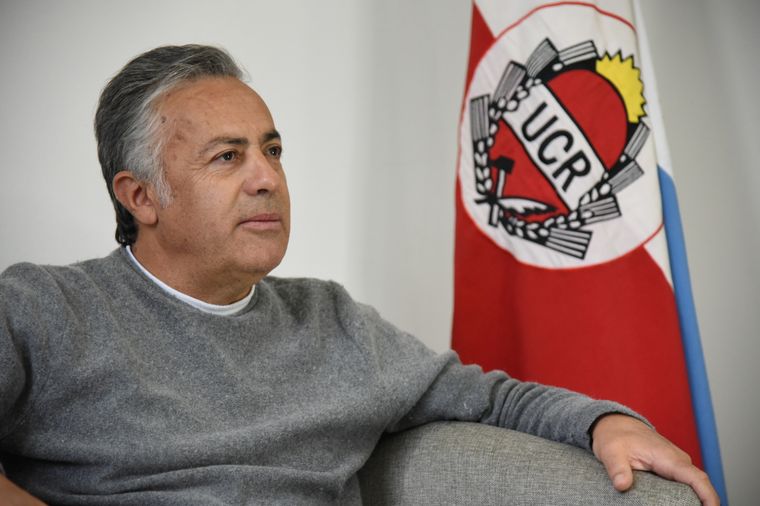 Alfredo Cornejo, presidente de la UCR, es uno de los que aspira a dar el salto nacional. Foto: Gentileza