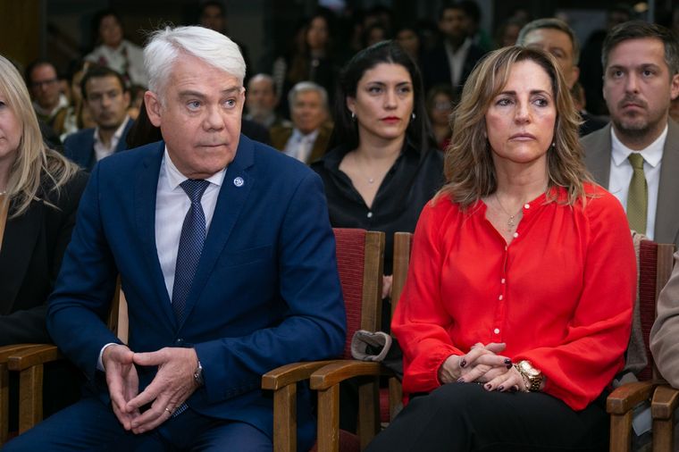 Sergio Molina es el nuevo presidente y Jazminka Mihaljevich la vicepresidenta Foto: Colegio de Abogados y Procuradores