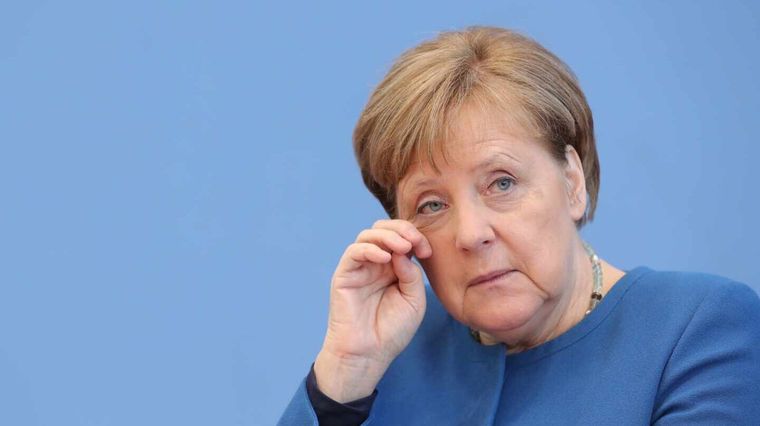 La canciller alemana, Angela Merkel, a su llegada el miércoles a la reunión de su Gobierno en Berlín.