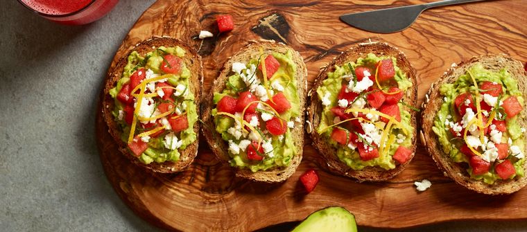 El avocado toast es ideal para los almuerzos y también para cualquier momento del día. Foto: watermelon.org