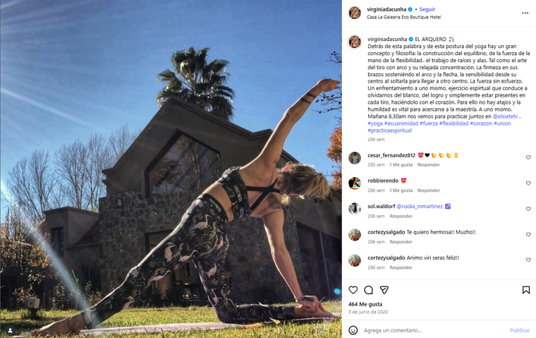 Virginia da Cunha en La Galeana. Créditos: Instagram Virginia da Cunha en La Galeana. Créditos: Instagram