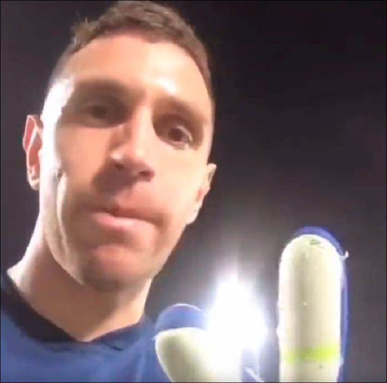 Dibu Martínez y un video inédito en vísperas de un aniversario especial en el camino al título de Qatar 2022 Foto: Instagram @damianalbil