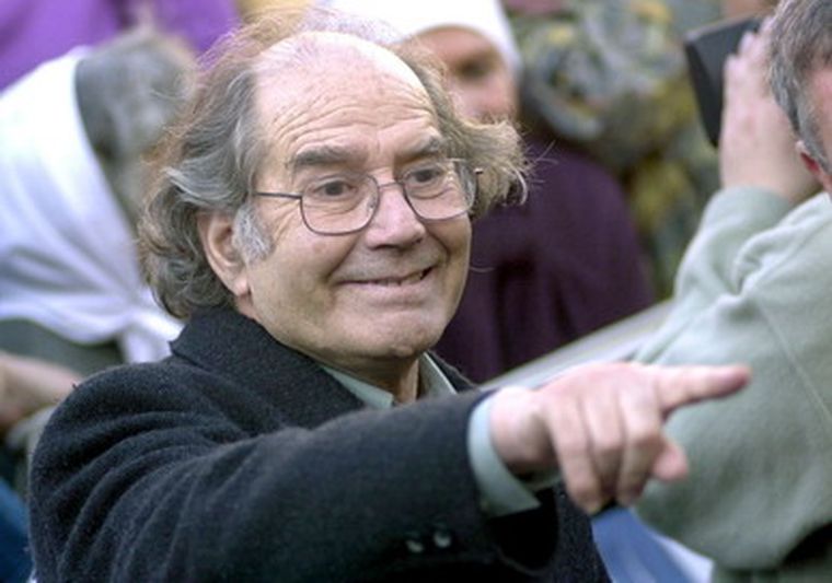 El Premio Nobel de la Paz 1980, Adolfo Pérez Esquivel. Foto: NA