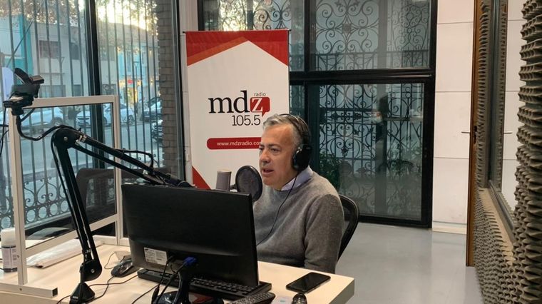 Alfredo Cornejo visitó MDZ radio y habló de la candidatura a senador suplente de Rodolfo Suarez.