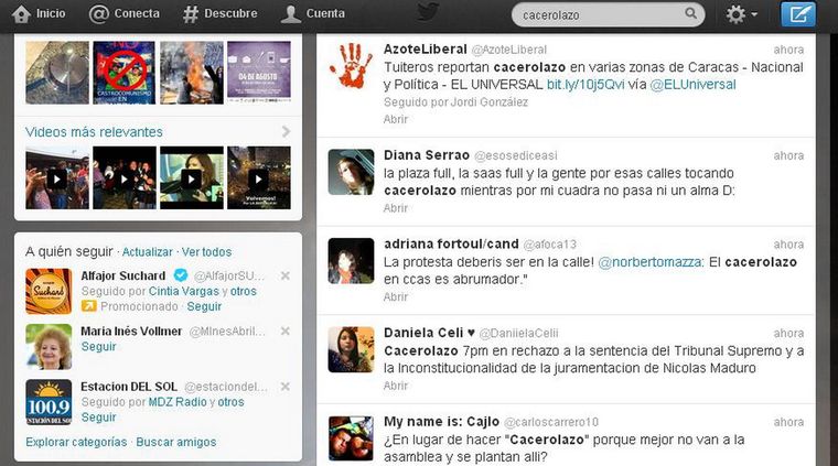 Foto: Print de pantalla de Twitter