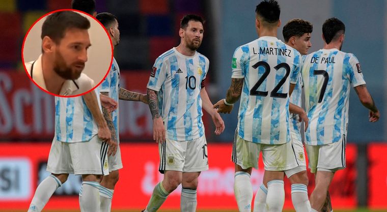 Messi bancó a sus compañeros de la Selección.