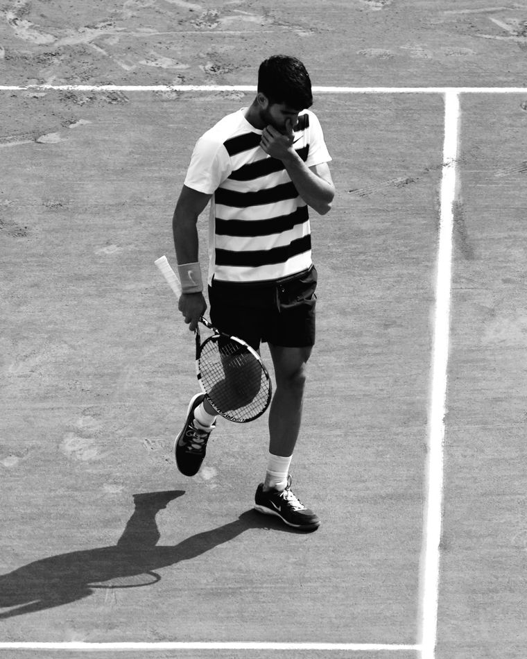 La foto con la que Alcaraz anunció hace una semana su baja de Roland Garros. La foto con la que Alcaraz anunció hace una semana su baja de Roland Garros.