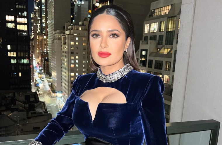 Salma Hayek luce elegante y sofisticada en todo momento. Foto: Instagram @salmahayek
