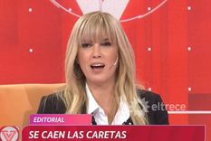 Intrusos dedicó un segmento este martes a analizar un artículo de Clarín que descalificó el tono empleado por Canosa durante su denuncia. Foto: Foto: Captura de video El Trece