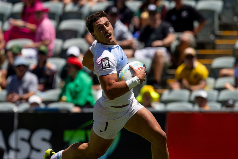 Los Pumas Seven están en semifinales con la presencia de Rodrigo Isgró Foto: Pumas Seven (Instagram)