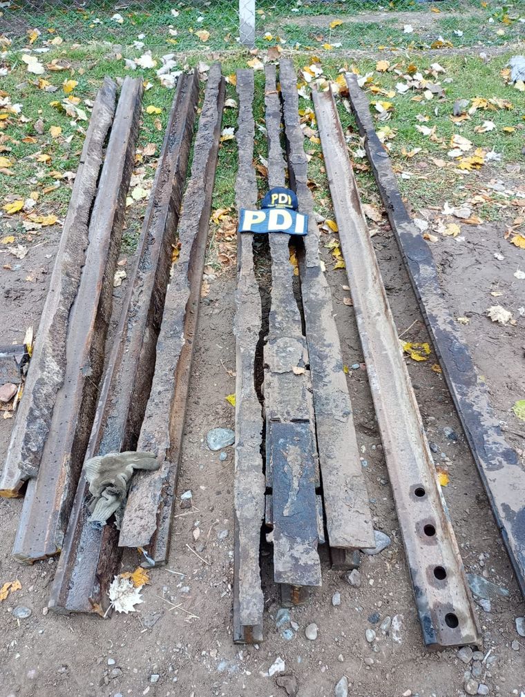 Parte del material robado Foto: Ministerio de Seguridad