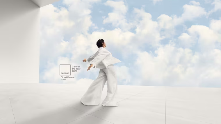 Pantone 2026 sorprendió con Cloud Dancer.